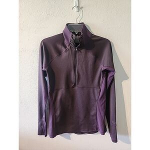 CALIA Carrie Underwood Running Yoga Womens Medium 3/4 Zip Thumbholes Pullover